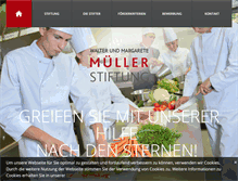 Tablet Screenshot of muellerstiftung.com